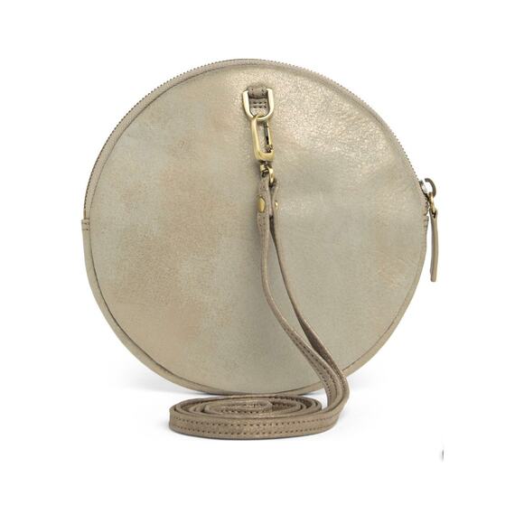 HOBO Array Round Crossbody bag Metallic Granite Gold - Picture 1 of 7